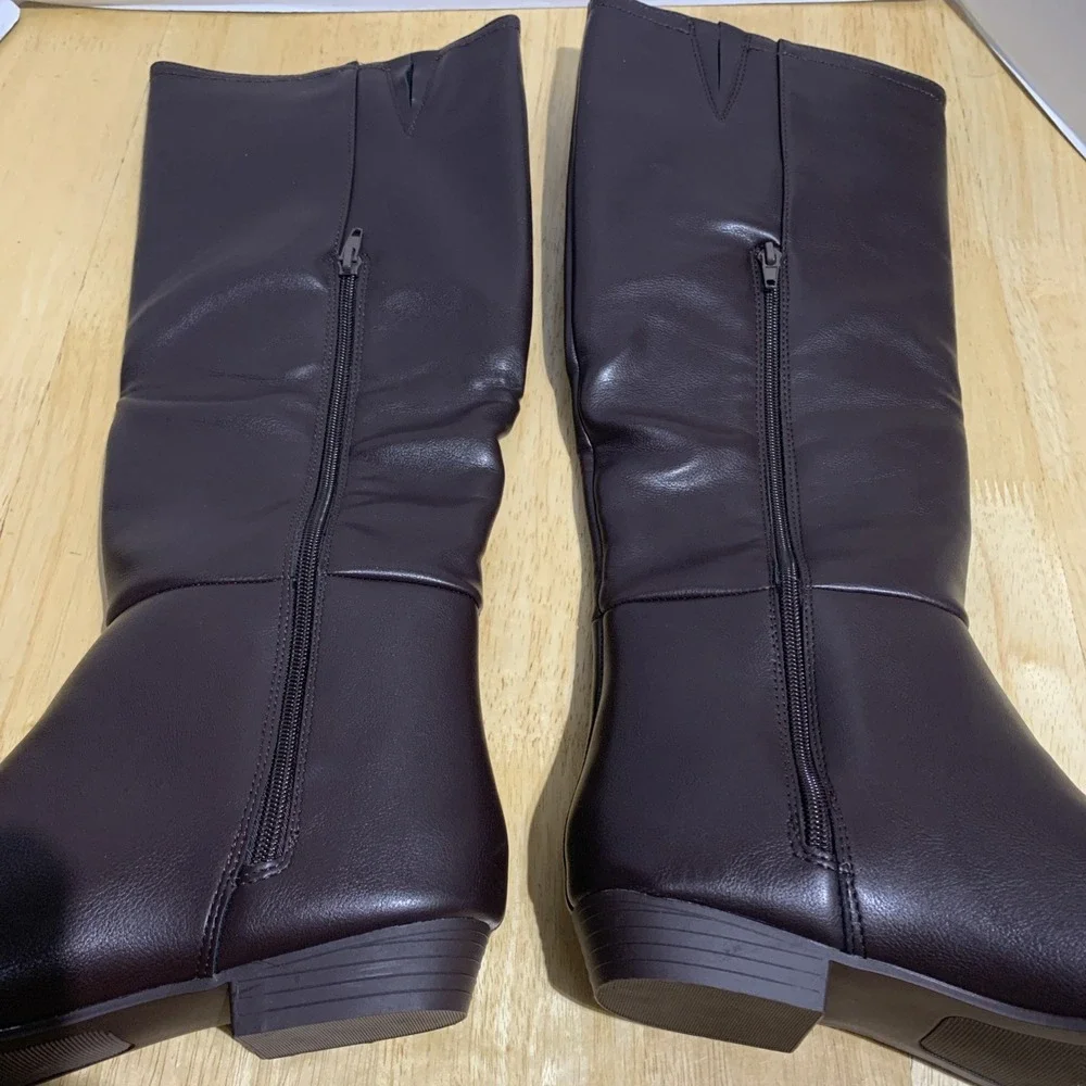 Sugar Women's Immerse Brown Knee High Dress Boots Size 7.5M New